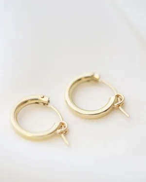 14K Mini Hoop Earrings