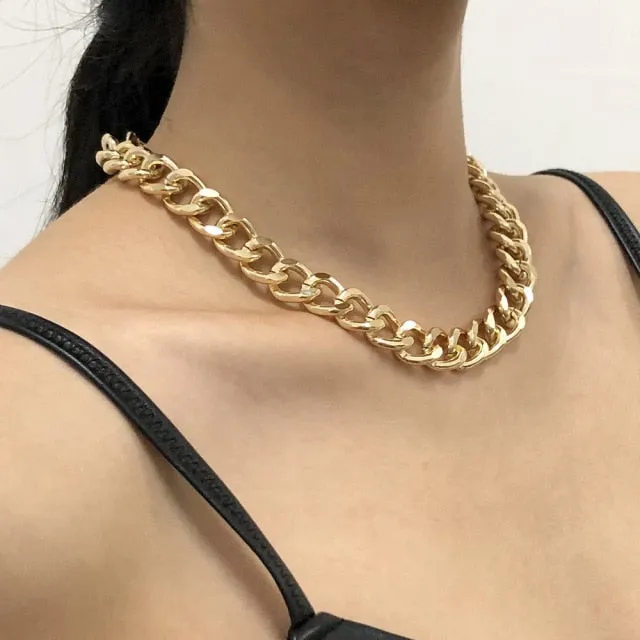 2021 Popular Silver Colour Sparkling Clavicle Chain Choker Necklace Collar For Women Fine Jewelry Wedding Party Birthday Gift