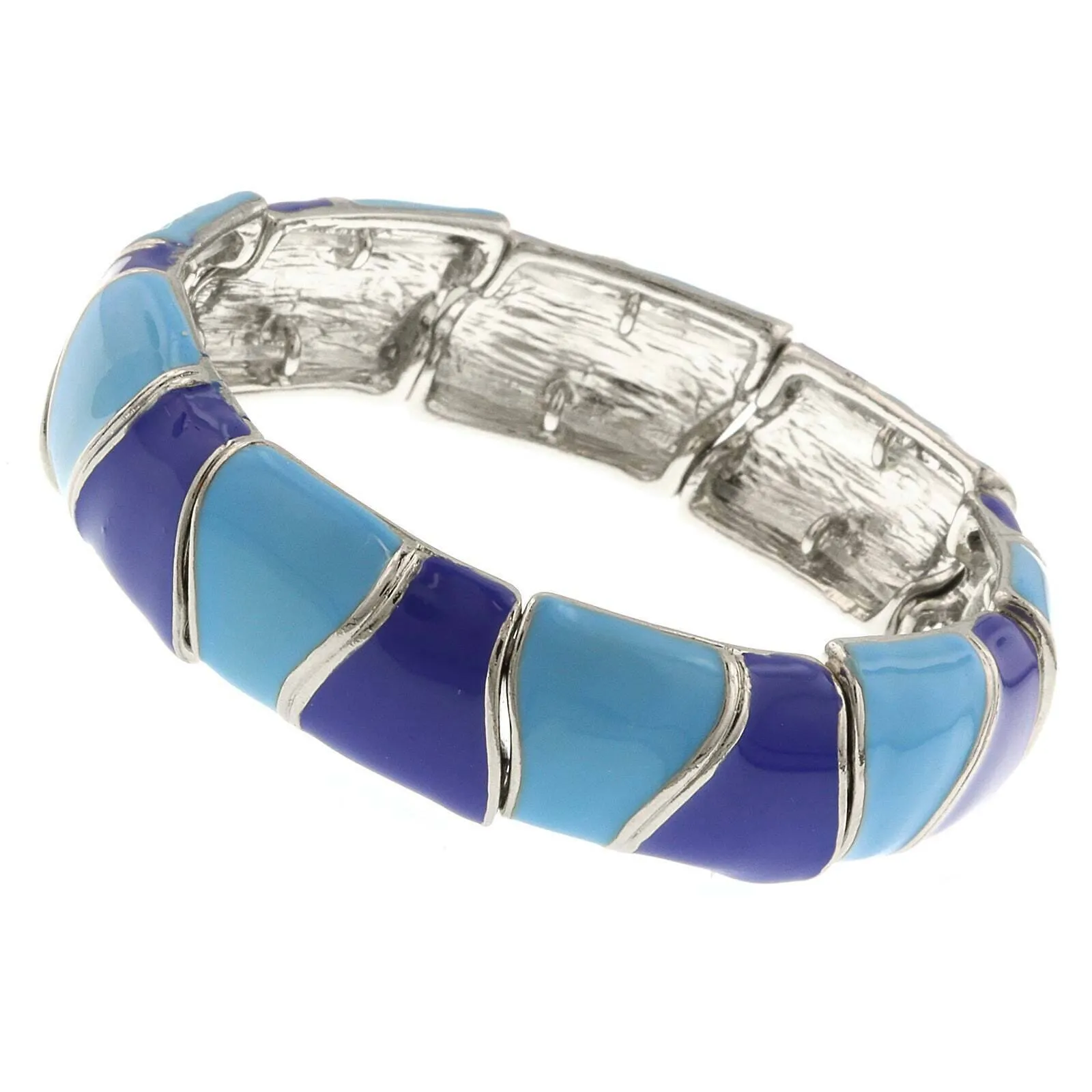 2028 Jewelry Wave Hand Enameled Stretch Bracelet