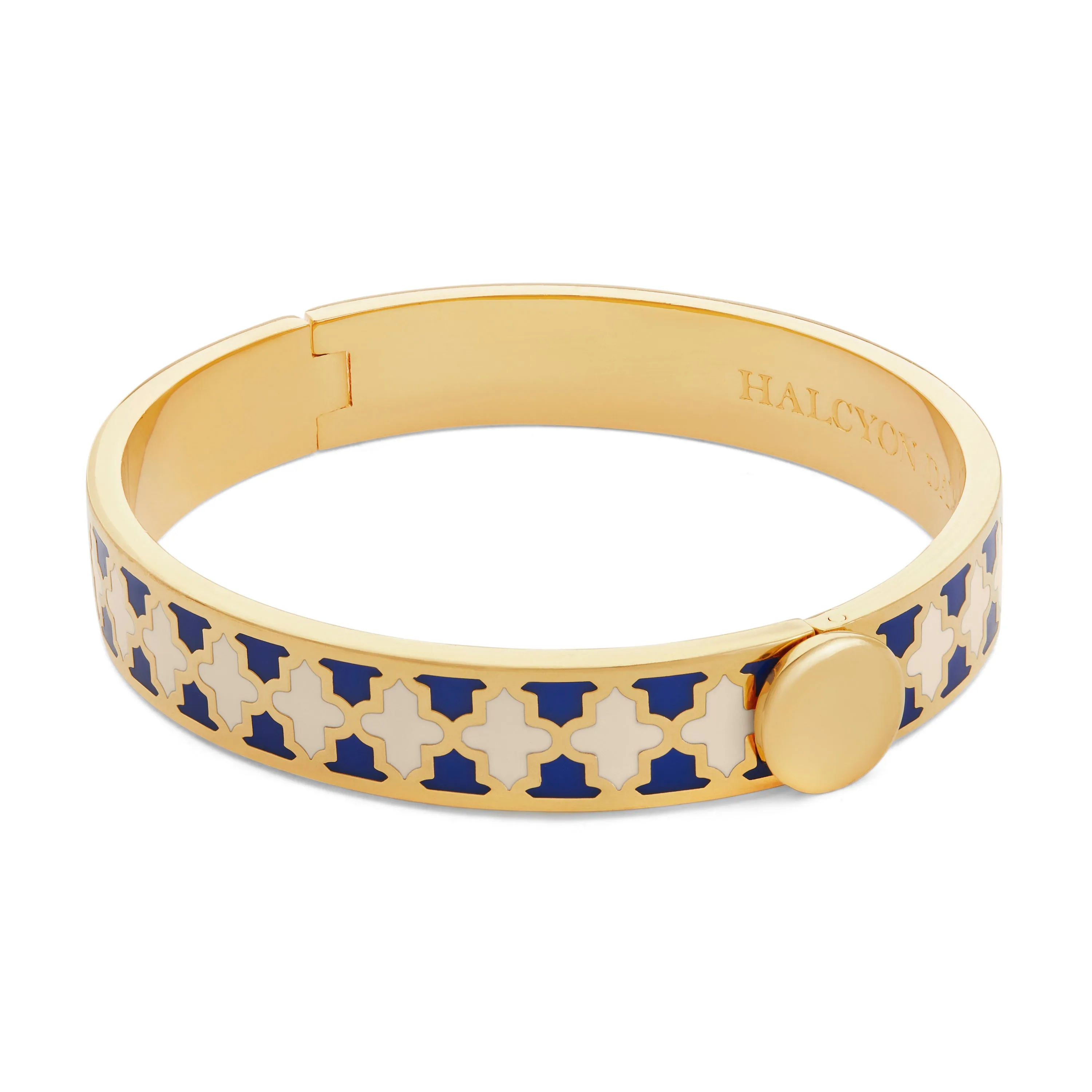 Agama Cobalt, Cream & Gold Bangle