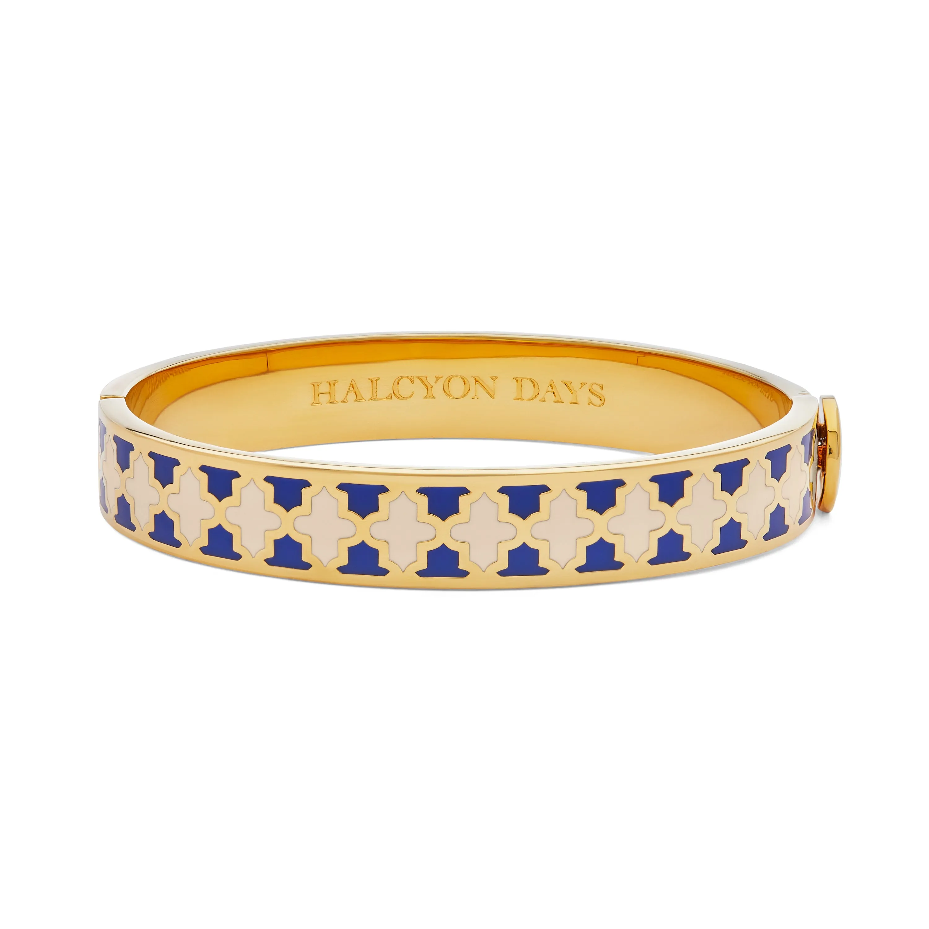 Agama Cobalt, Cream & Gold Bangle