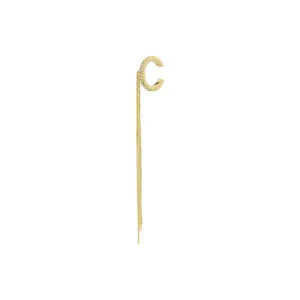 Alannah Gold Plated Crystal Ear Cuff