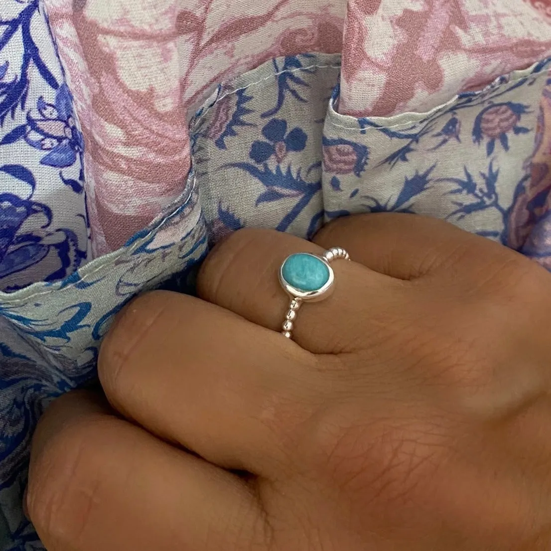 Amazonite Dreaming Ring