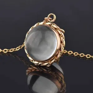 Antique Pools of Light Rock Crystal Locket