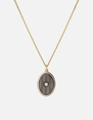 Argyle Sapphire Necklace, Gold Vermeil/Gray