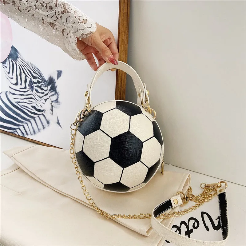 Basketball / Football Chain Crossbody Round Ball Bag