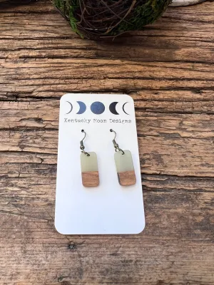 Boho Tabbie Wood & Resin Earrings