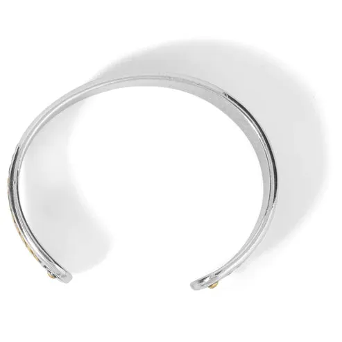 Brighton | Monete Narrow Cuff Bracelet in Silver and Gold Tone