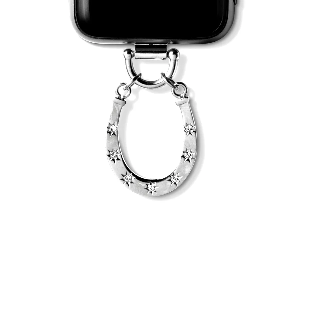 Bucardo Charm Apple Watch Necklace in Horseshoe Silver Series 1-3