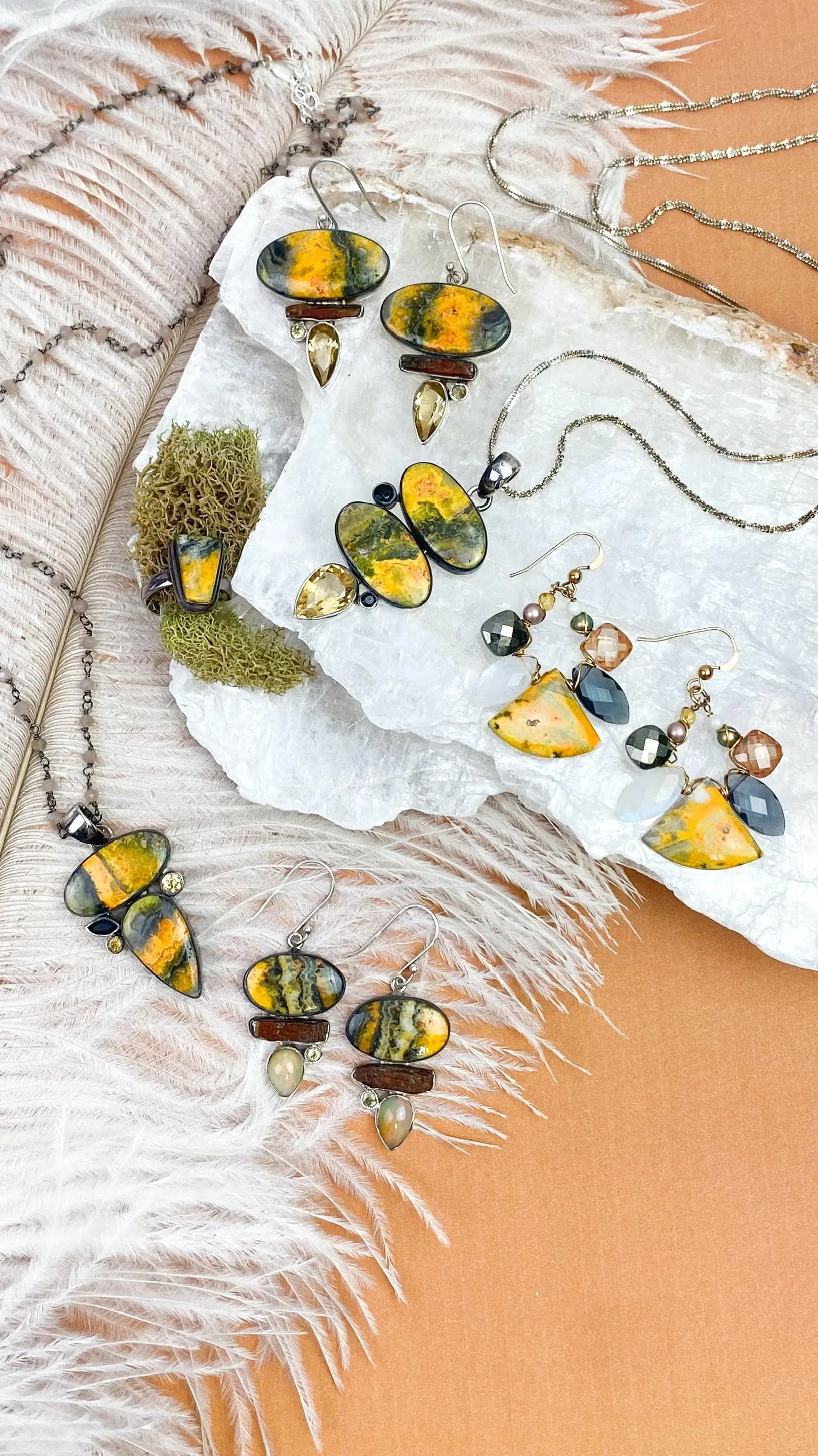 Bumblebee Jasper Collection – One-of-a-Kind Vintage Elegance