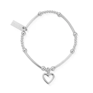 Children's Cute Mini Open Heart Bracelet CSBCM007