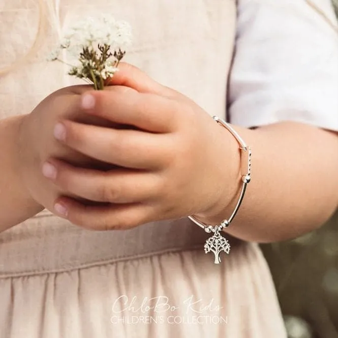 Children's Cute Mini Open Heart Bracelet CSBCM007