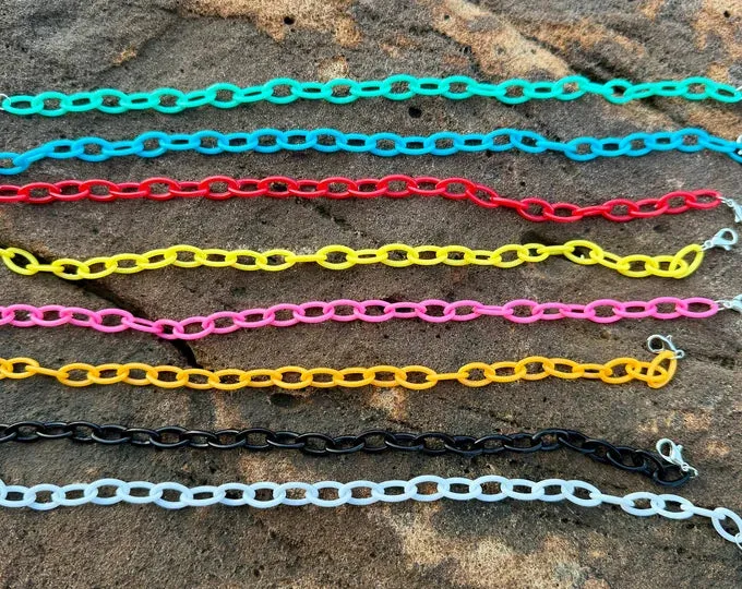 Colored Link CHAINS for Trucker Hats (Medium Sized)