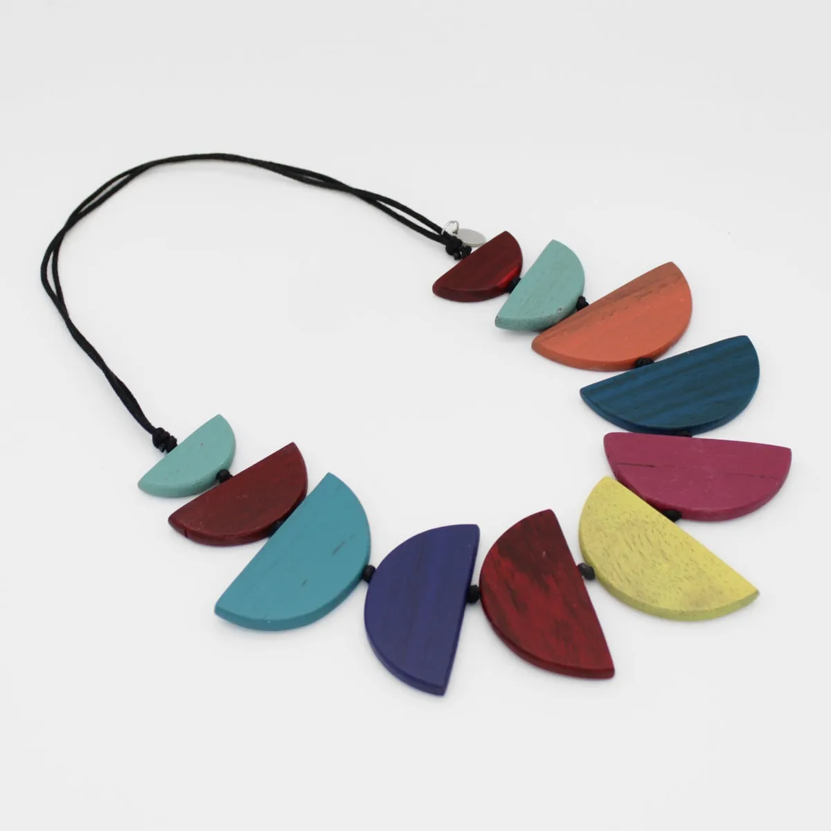 Colorwood Cascade Wood Necklace