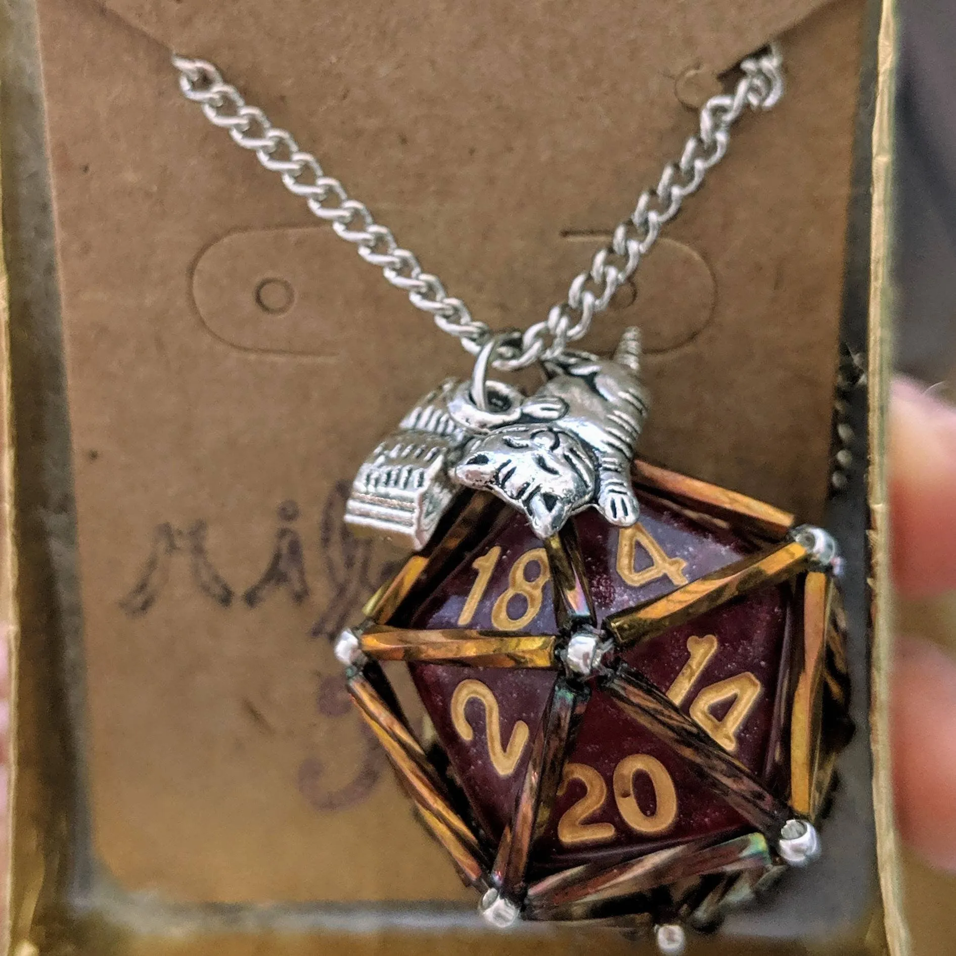 Critical Role Mighty Nein Inspired D20 Necklaces