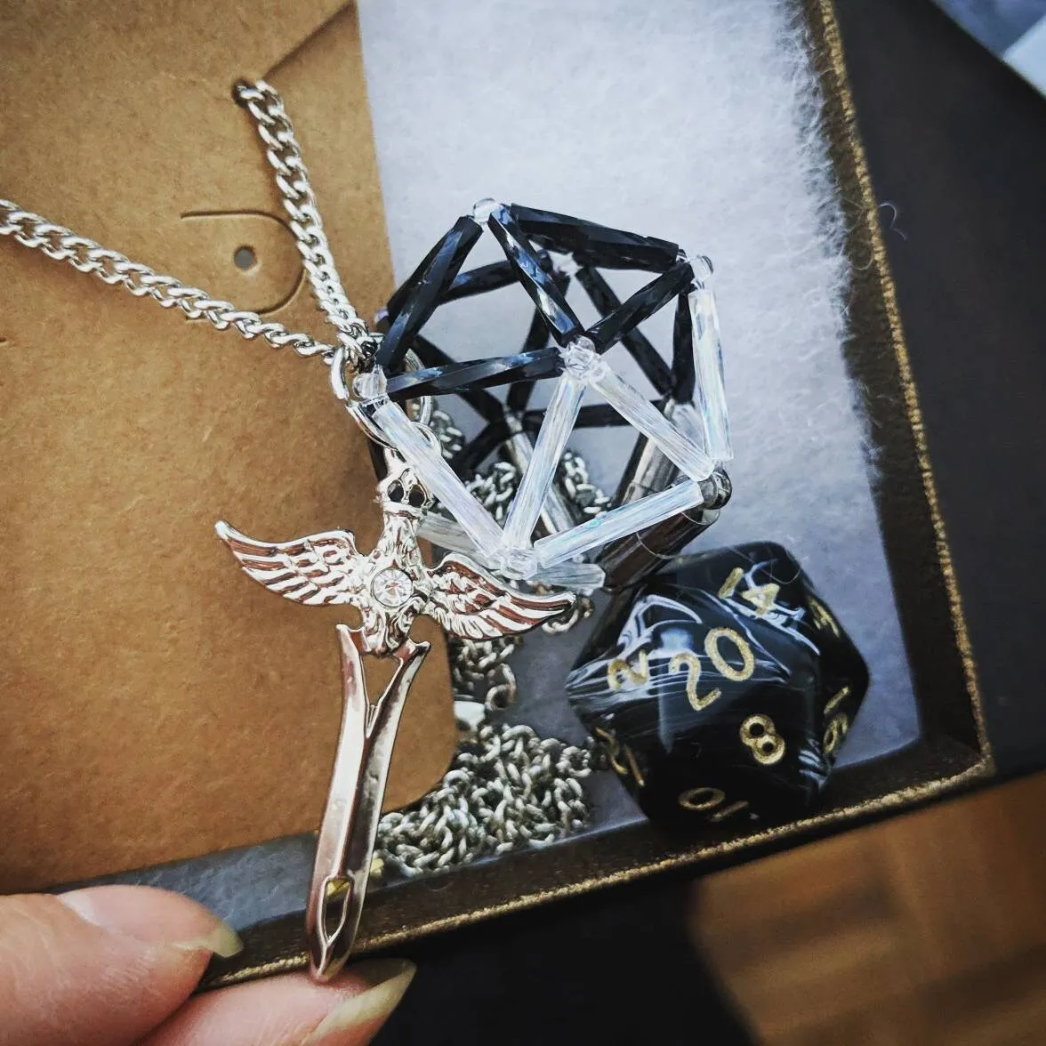 Critical Role Mighty Nein Inspired D20 Necklaces