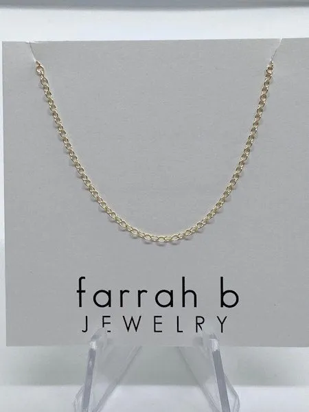 Dainty Gold Filled Necklace Chain