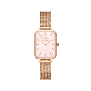 Daniel Wellington Quadro 20X26 Pressed Melrose Rose Gold Mother of Pearl Watch