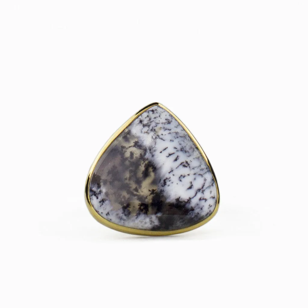 Dendritic Opal Ring