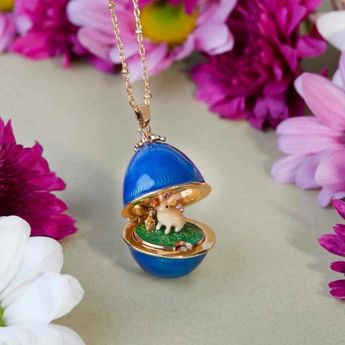 Easter Bunny Egg Locket