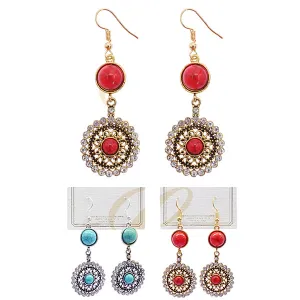 Fashion Bohemian Earrings 2347AGS (12 units)