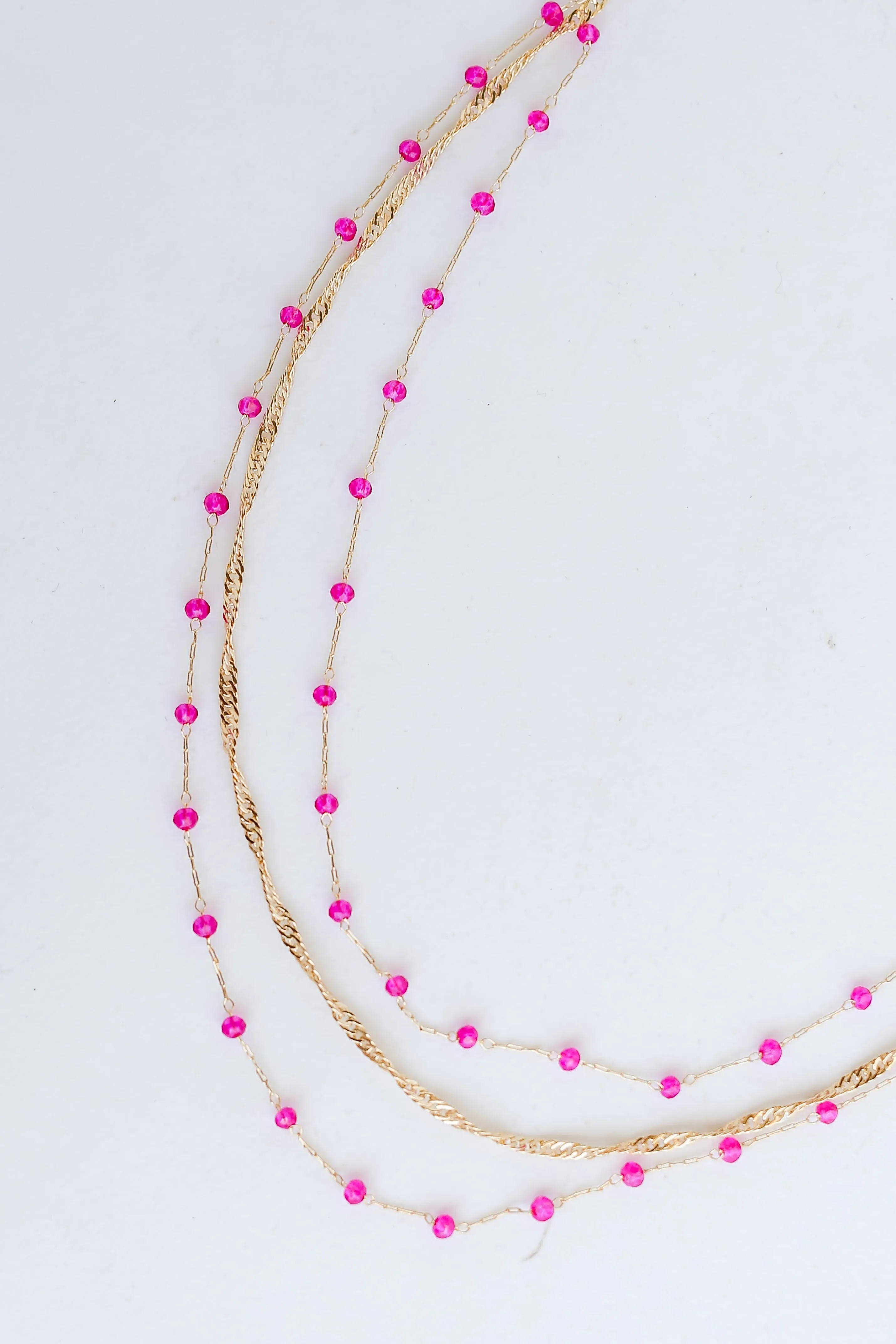 FINAL SALE - McKenna Beaded Layered Necklace