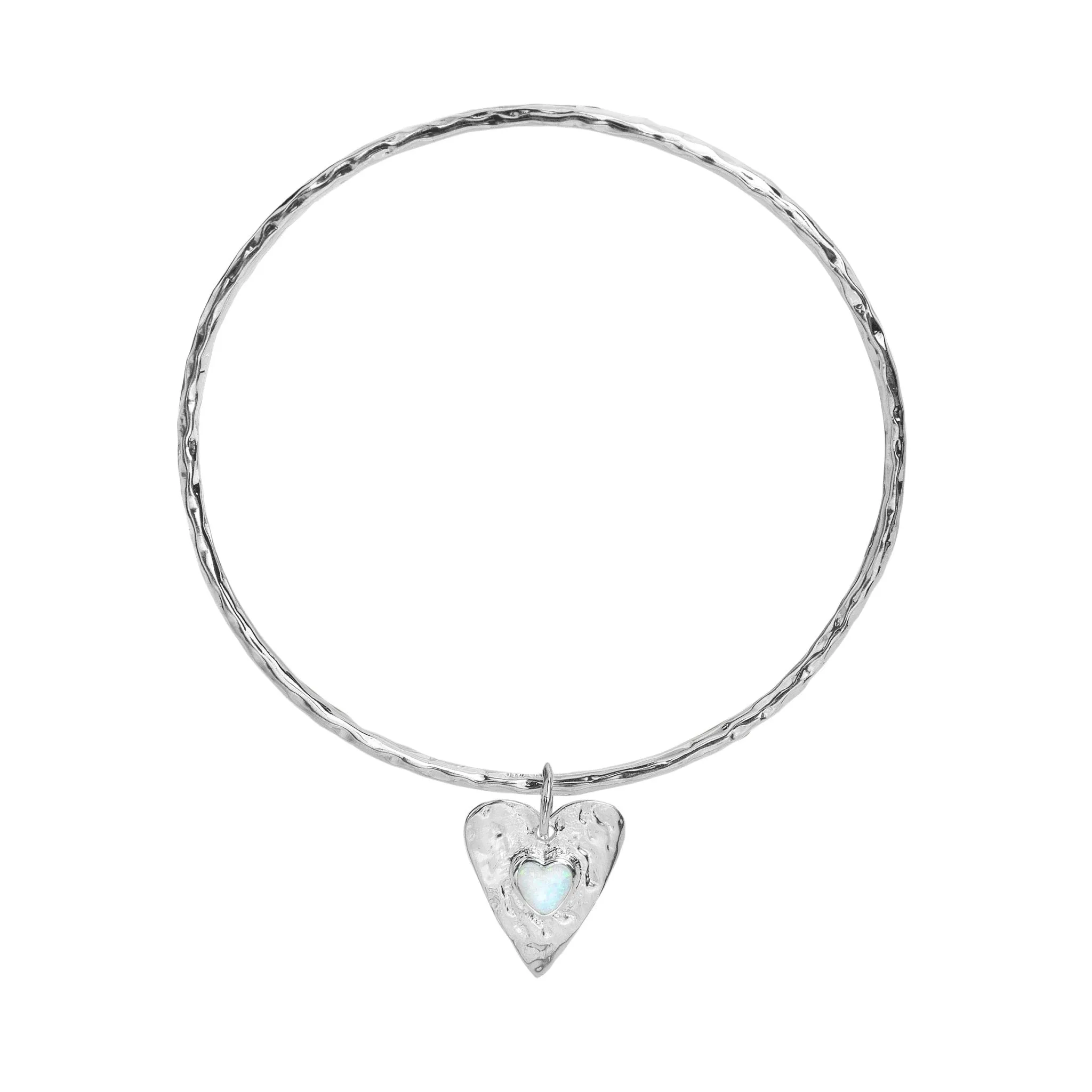 Forever Opalite Heart bangle