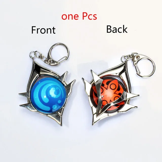 Genshin Impact Trinket Mondstadt Liyue Sumeru Fatui Vision Of God Keychains Anime Accessories Bag Pendant Key Rings High Quality