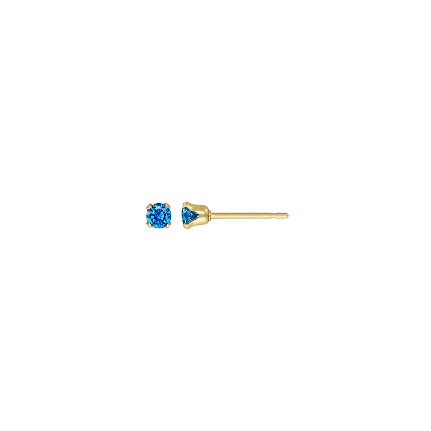 Gold Filled Crystal Birthstone Studs