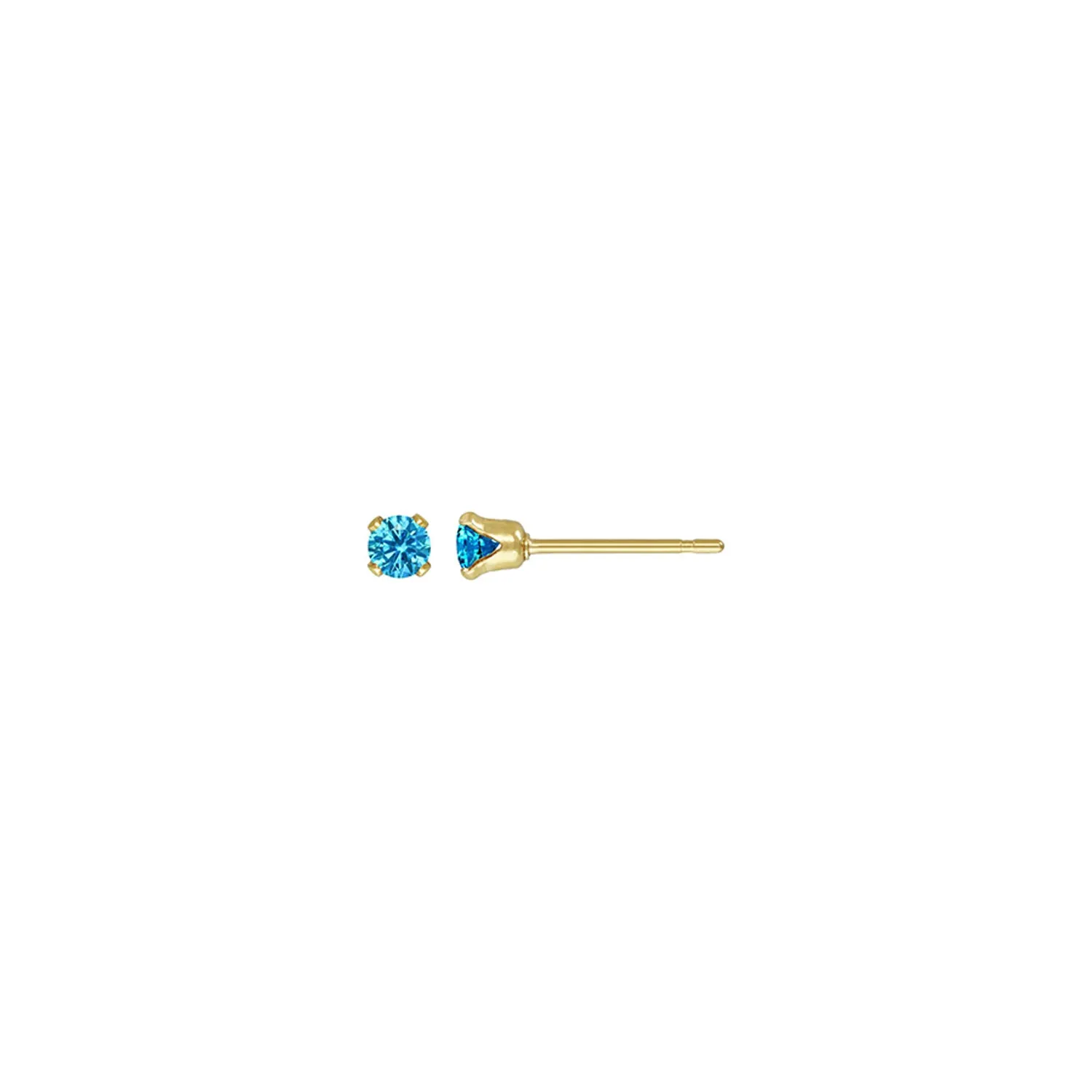 Gold Filled Crystal Birthstone Studs