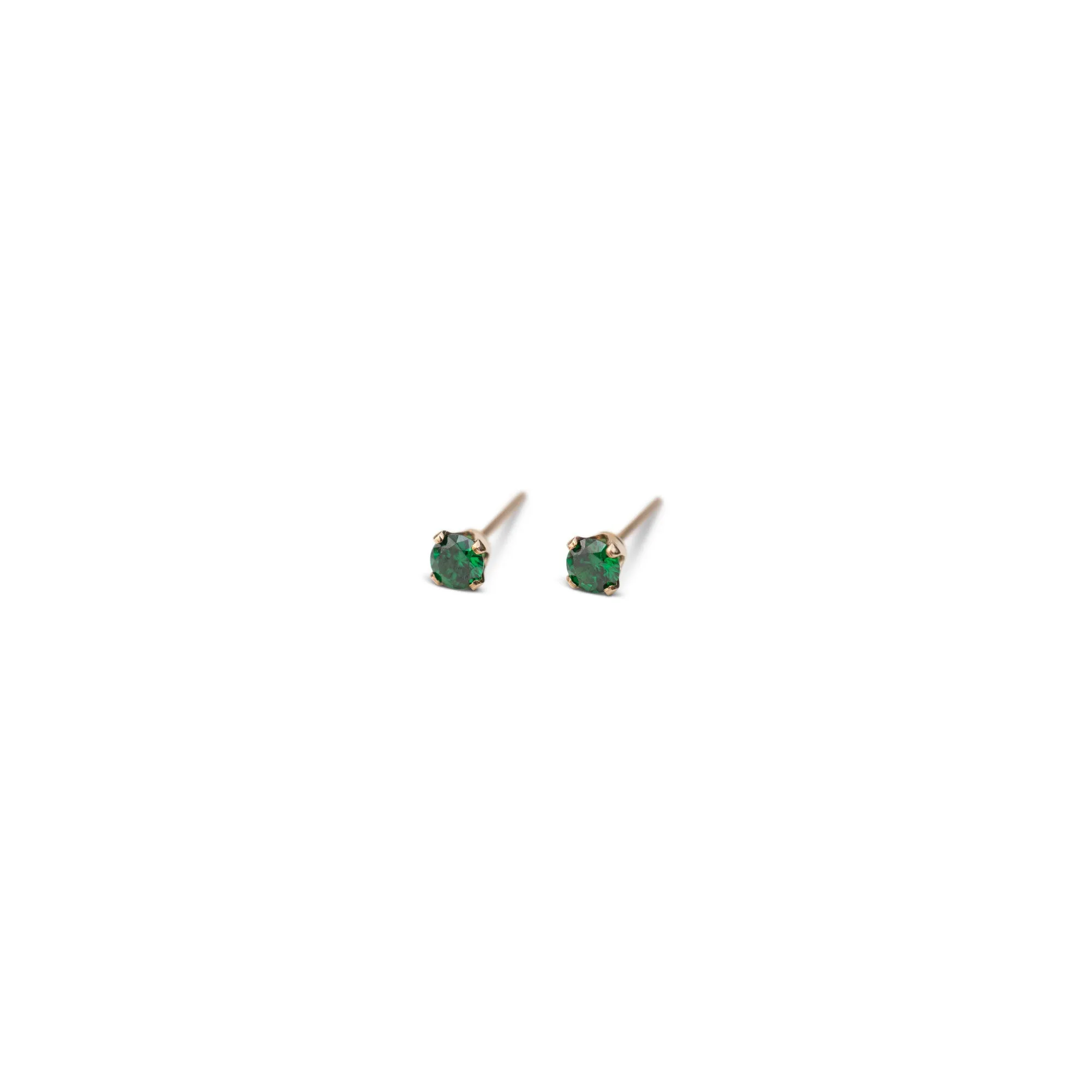 Gold Filled Crystal Birthstone Studs