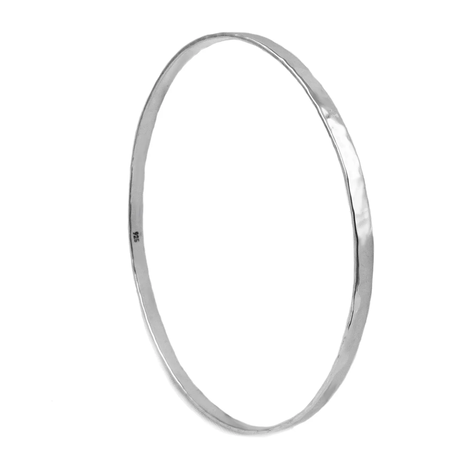 Handmade 925 Sterling Silver Women's Circle Bangle