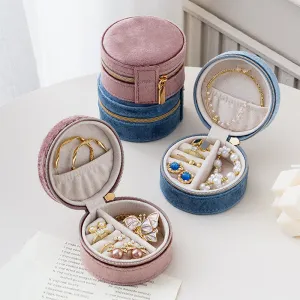 Italian velvet mini jewelry box