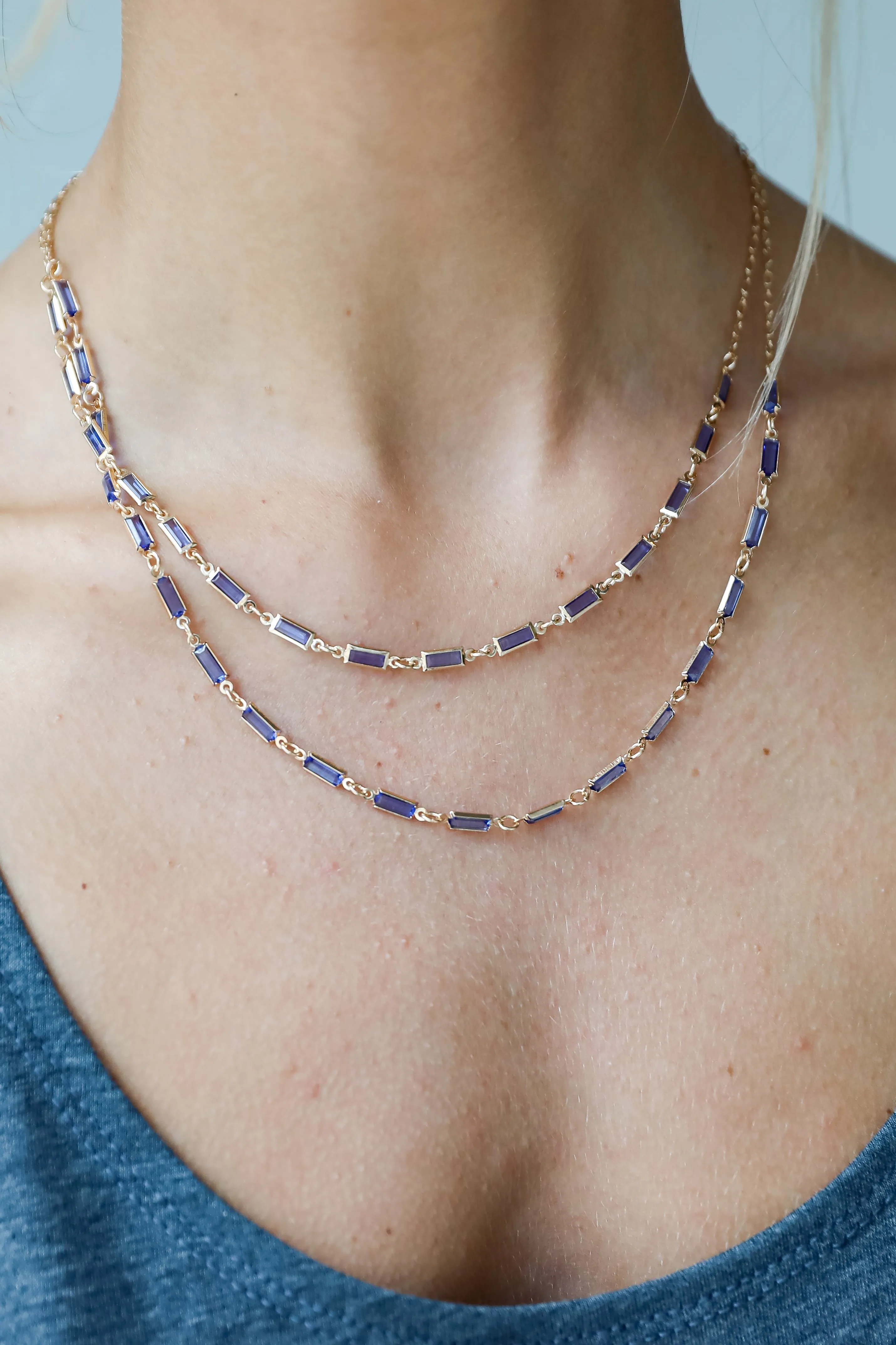 Kennedy Gemstone Layered Necklace