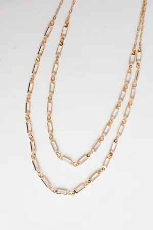 Kennedy Gemstone Layered Necklace