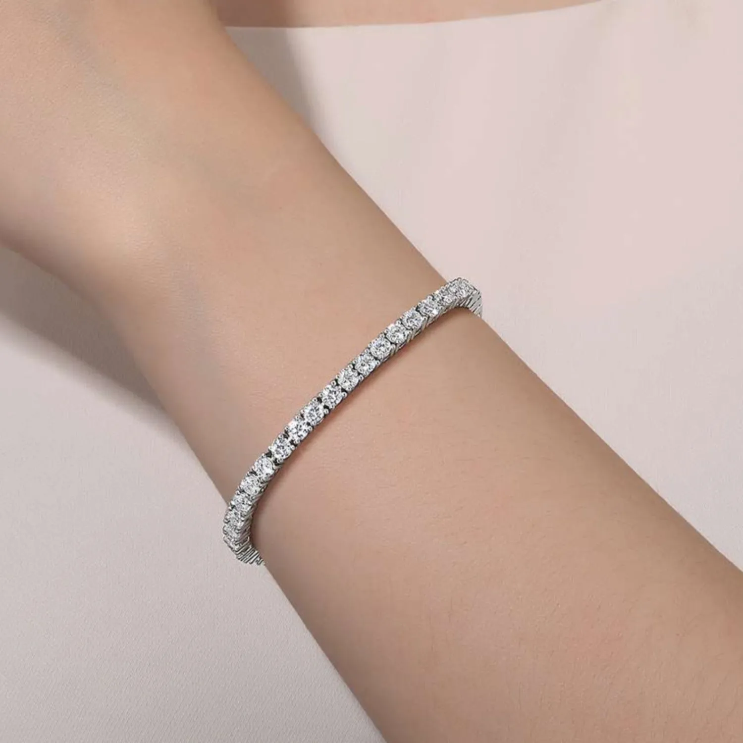 Lafonn Simulated Round Cut Diamond Tennis Bracelet