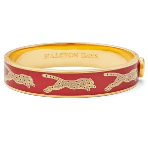 Leopard Red & Gold Bangle