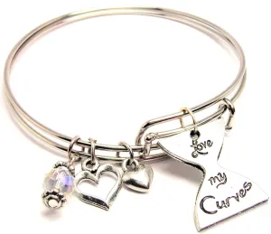 Love My Curves Expandable Bangle Bracelet Set