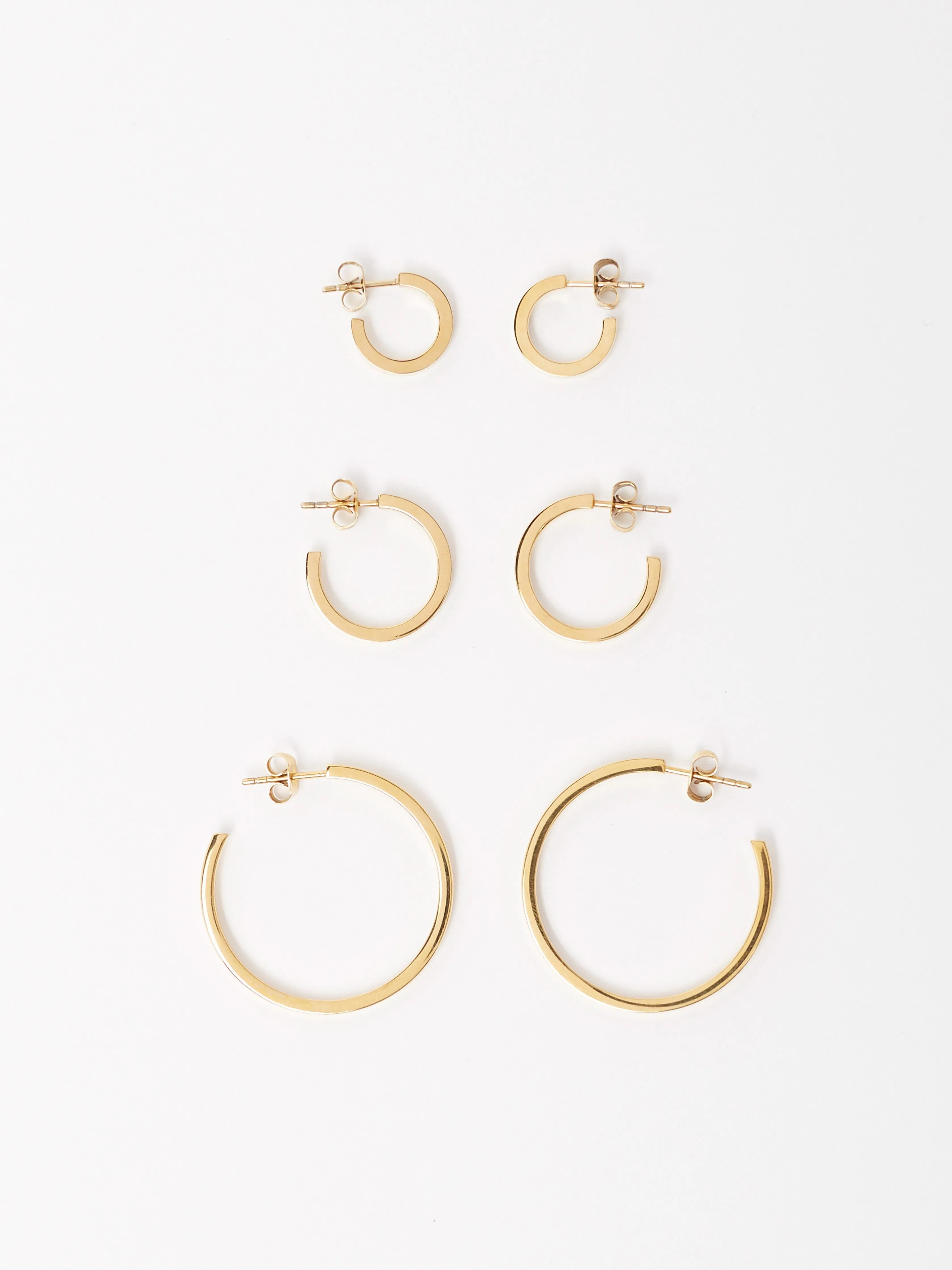 Mini Simple Gold Hoops