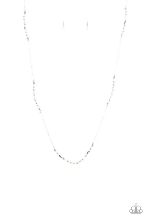 Paparazzi Necklace ~ Mainstream Minimalist - White