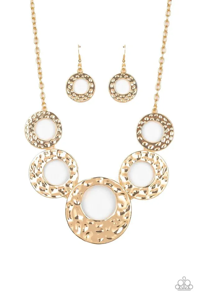 Paparazzi Necklace ~ Mildly Metro - Gold