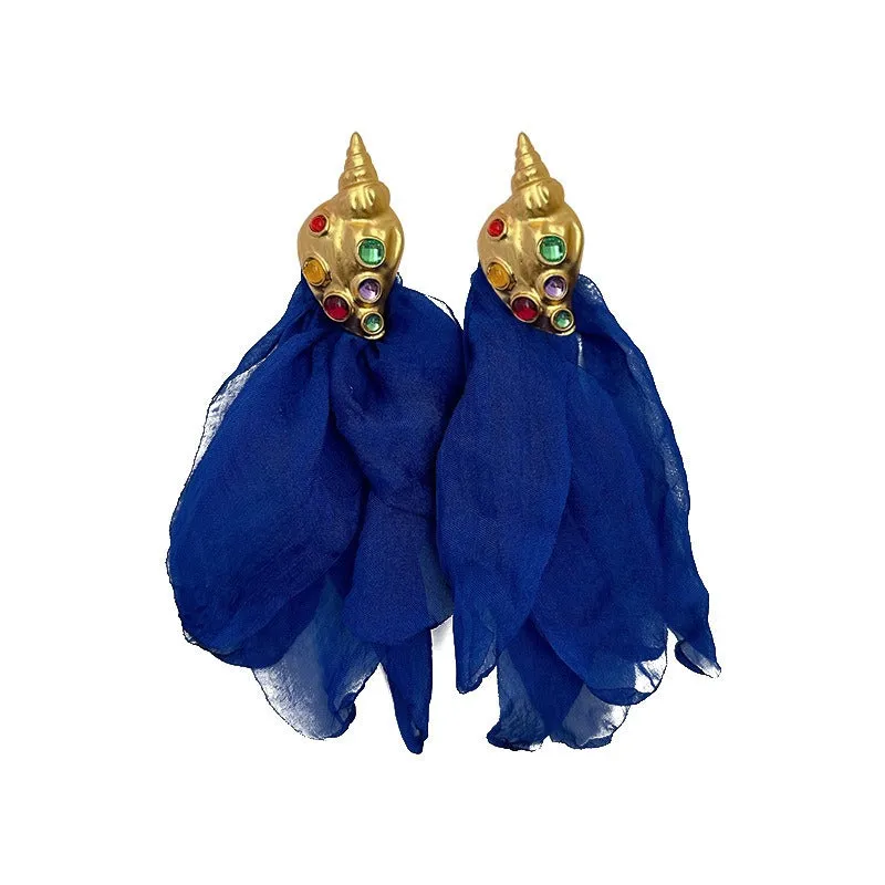 Pre Order:  Bohemian Handmade Fabric Drop Earrings