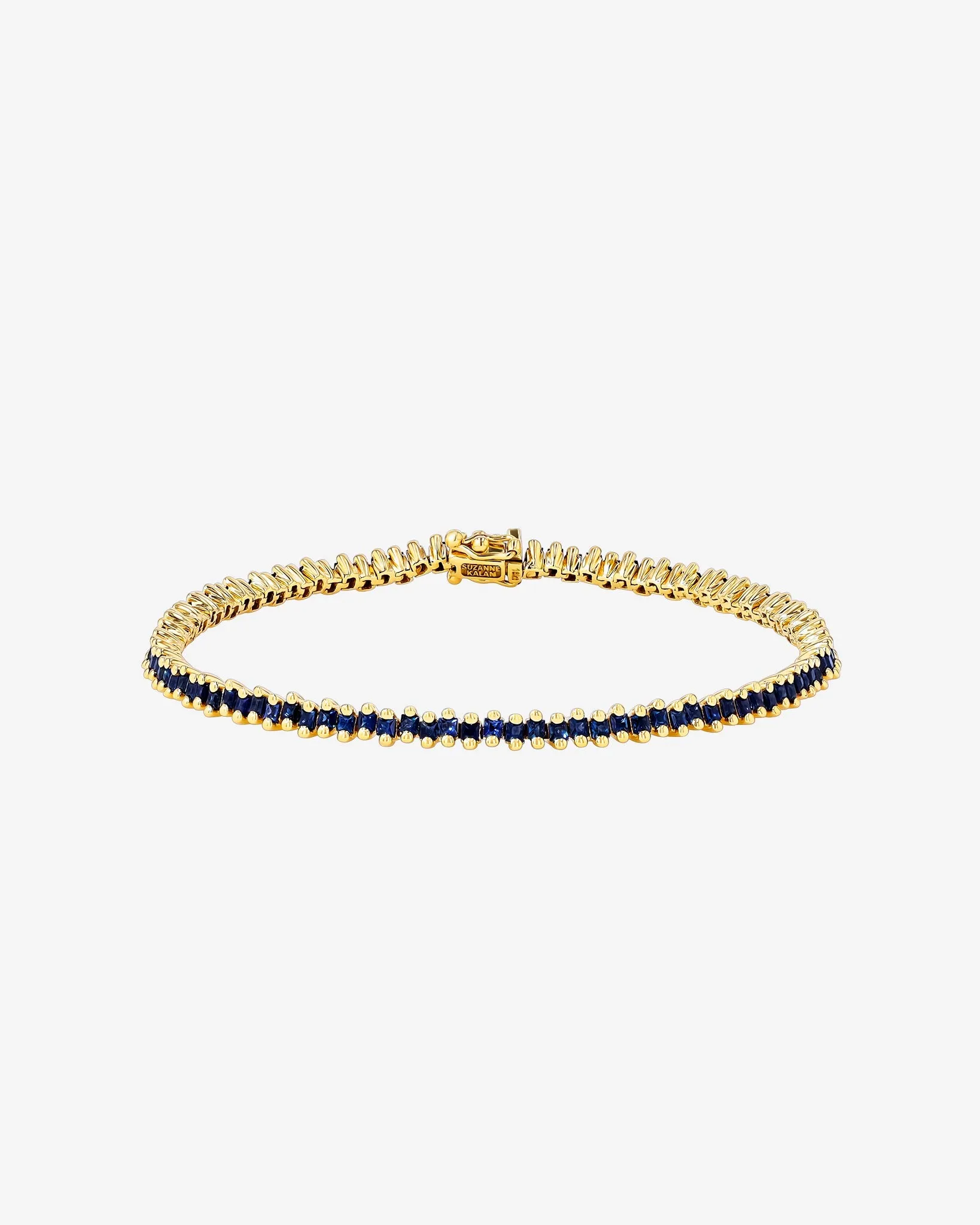 Princess Mini Dark Blue Sapphire Tennis Bracelet