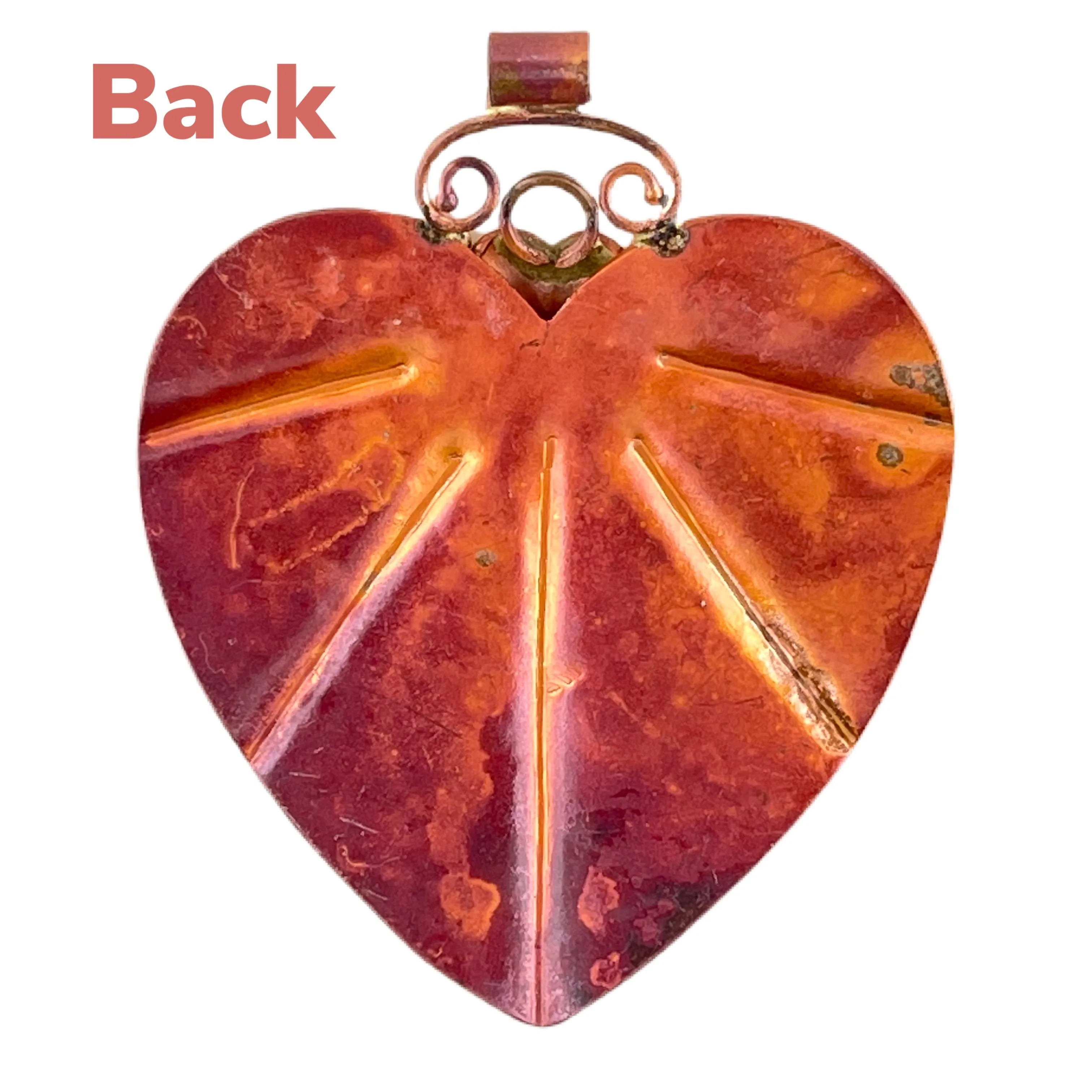 Radiant Copper Heart Pendant for Jewelry Designers