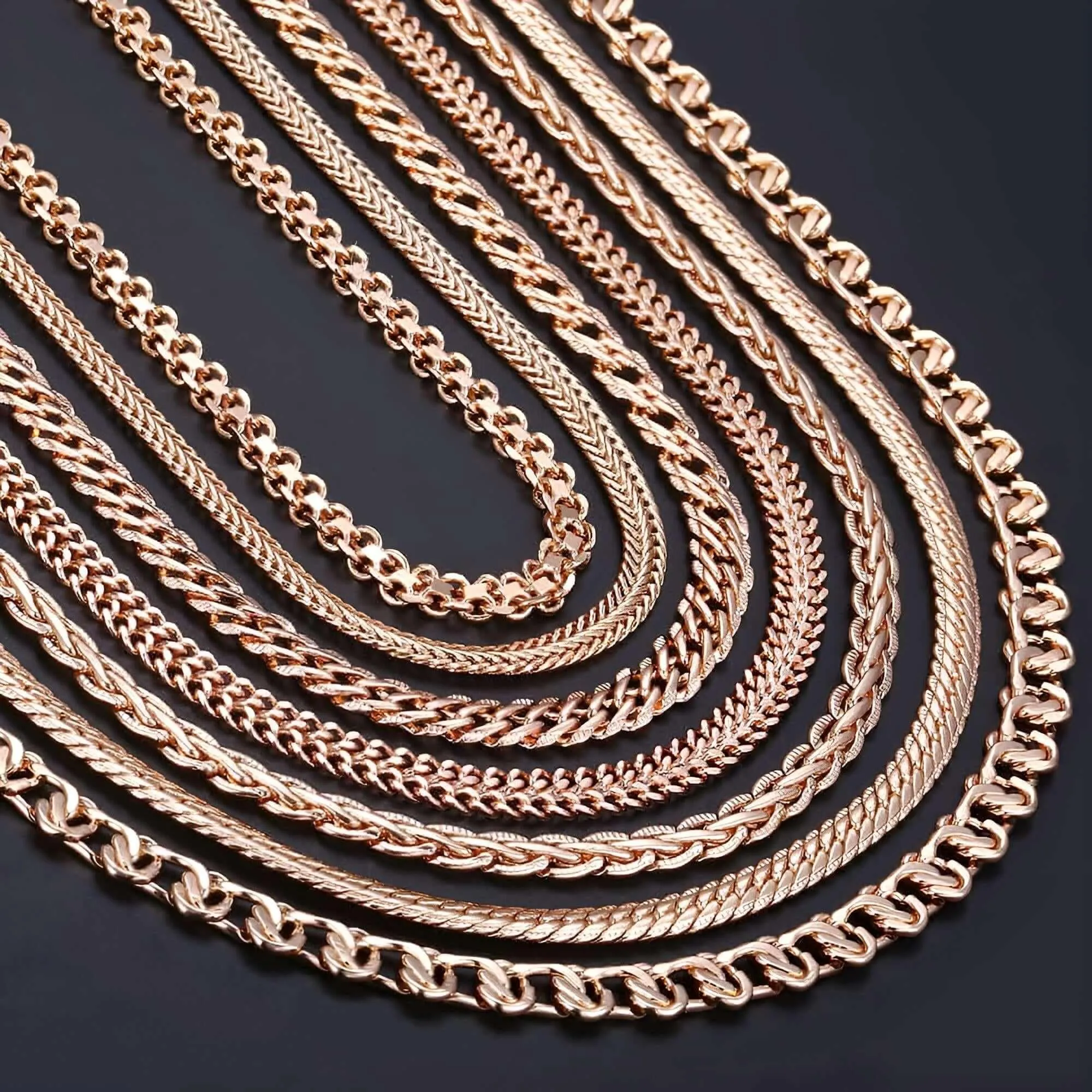 Rose Gold Rope Chains