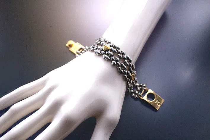 SG Liquid Metal TB41 – Antique silver and Gold Finish – Bracelet by Sergio Gutierrez