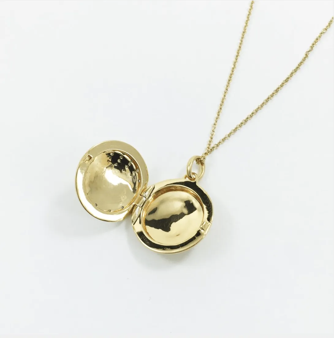 Shooting Star Diamond Locket