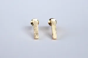 Slim Gold Bar Earrings