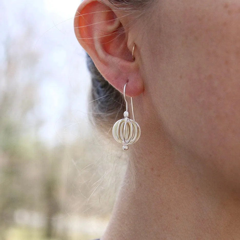 Small Globe Earrings