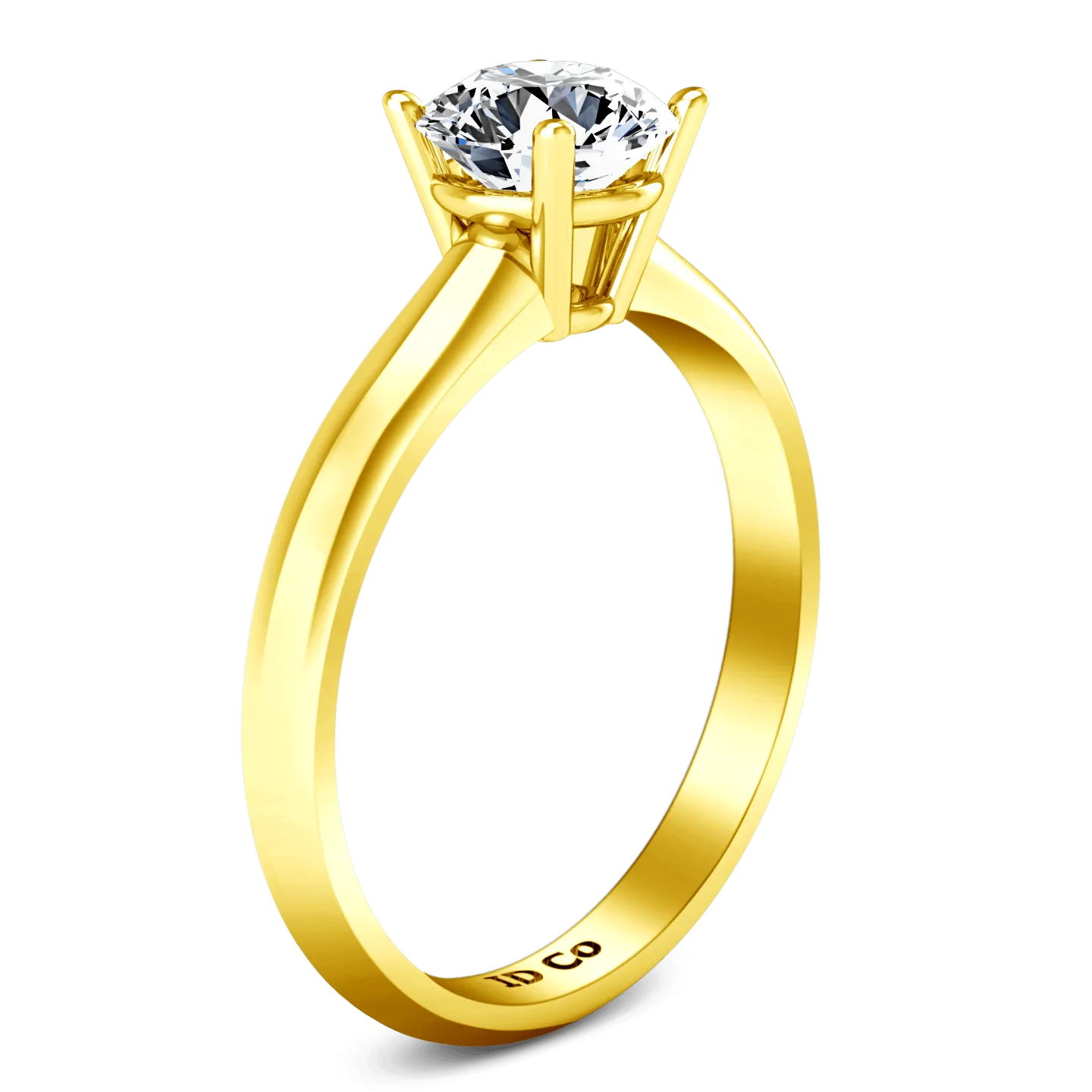 Solitaire Diamond Engagement Ring Carys 14K Yellow Gold